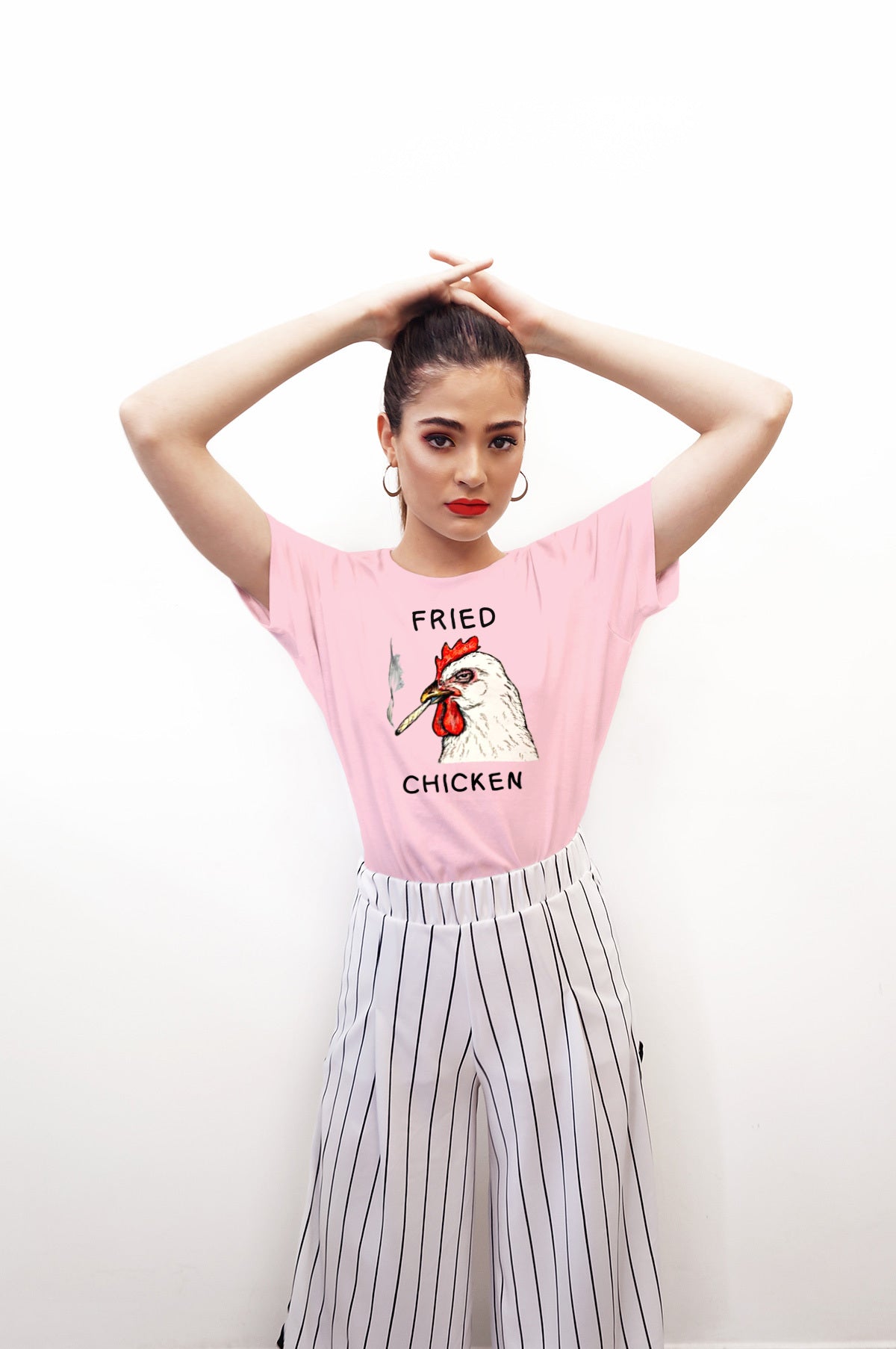 Fried Chicken Heavyweight Unisex Crewneck T-shirt