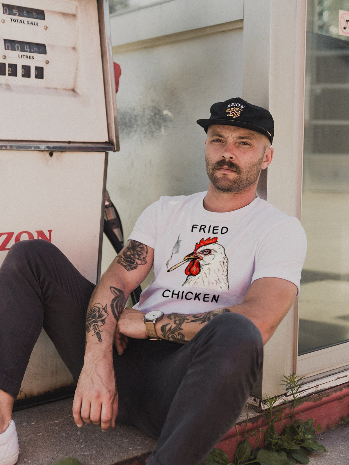 Fried Chicken Heavyweight Unisex Crewneck T-shirt