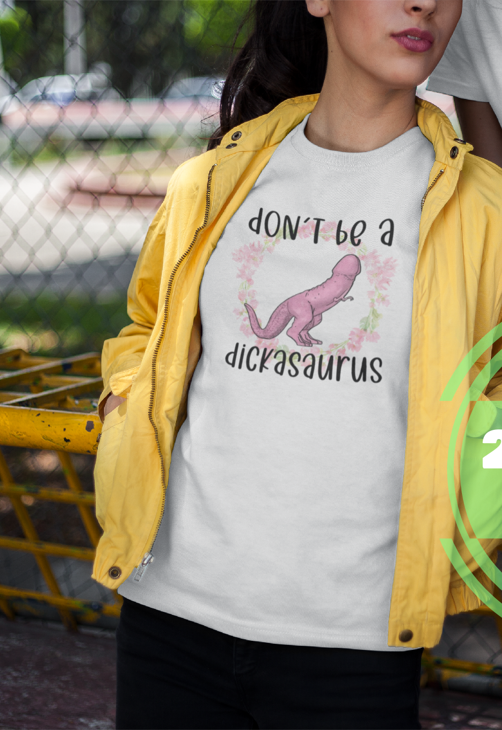 Don’t Be A Dickasaurus Tee Funny Rude Tshirt Adult Humour Inappropriate Top Heavyweight Unisex Crewneck T-shirt